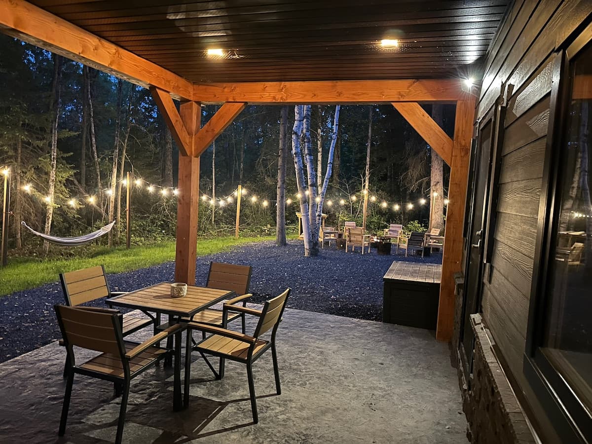Evening at the cabin